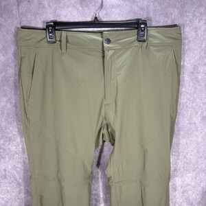 Spyder Pants Mens 38x32‎ Green Convertible Nylon Blend Outdoors Hiking